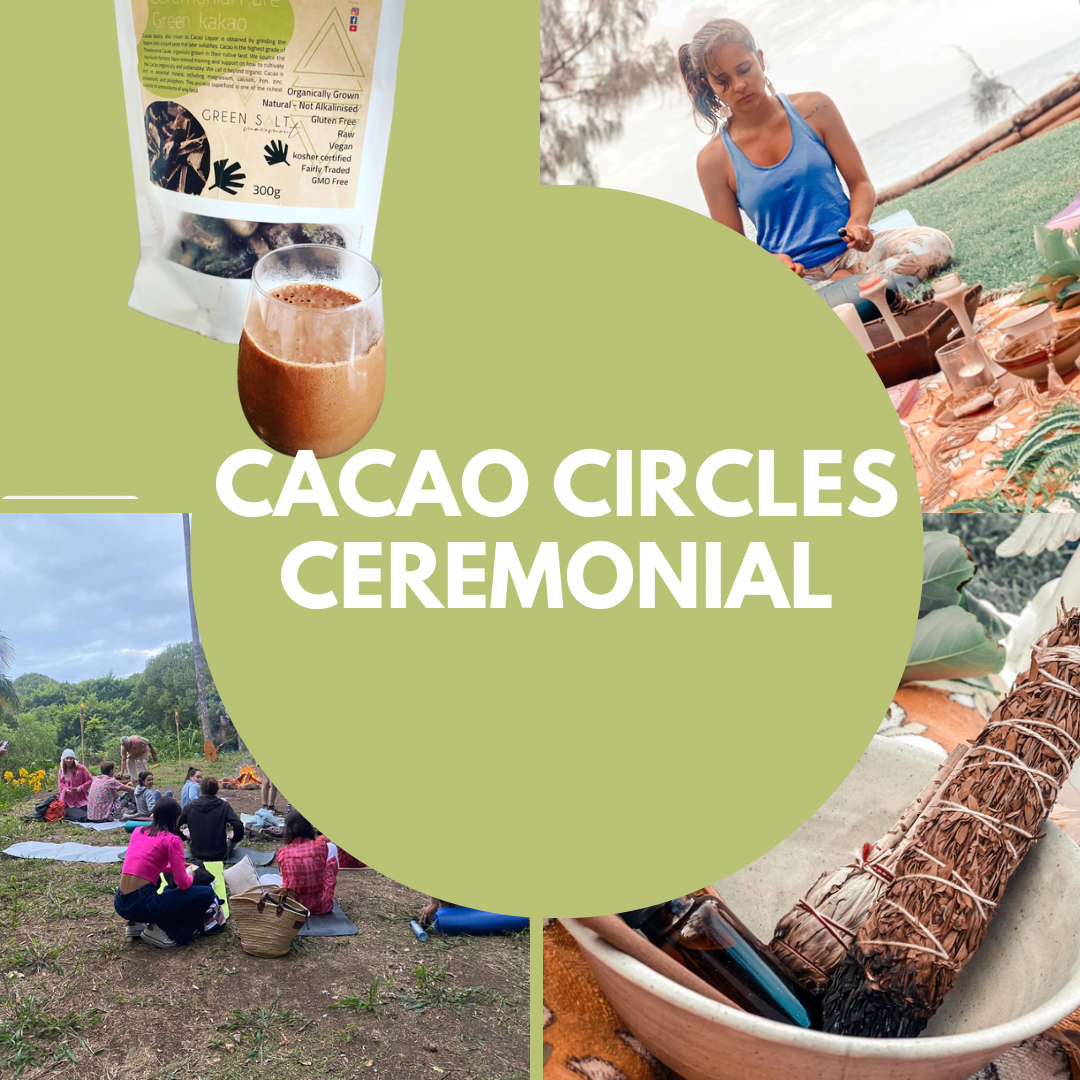 Yoni Steam & Cacao Ceremonial / Green Circles