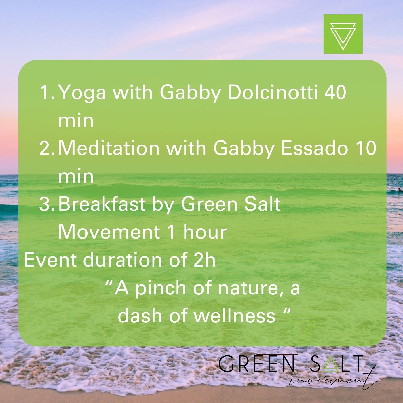 Yoga & Breakfast / Green Circles