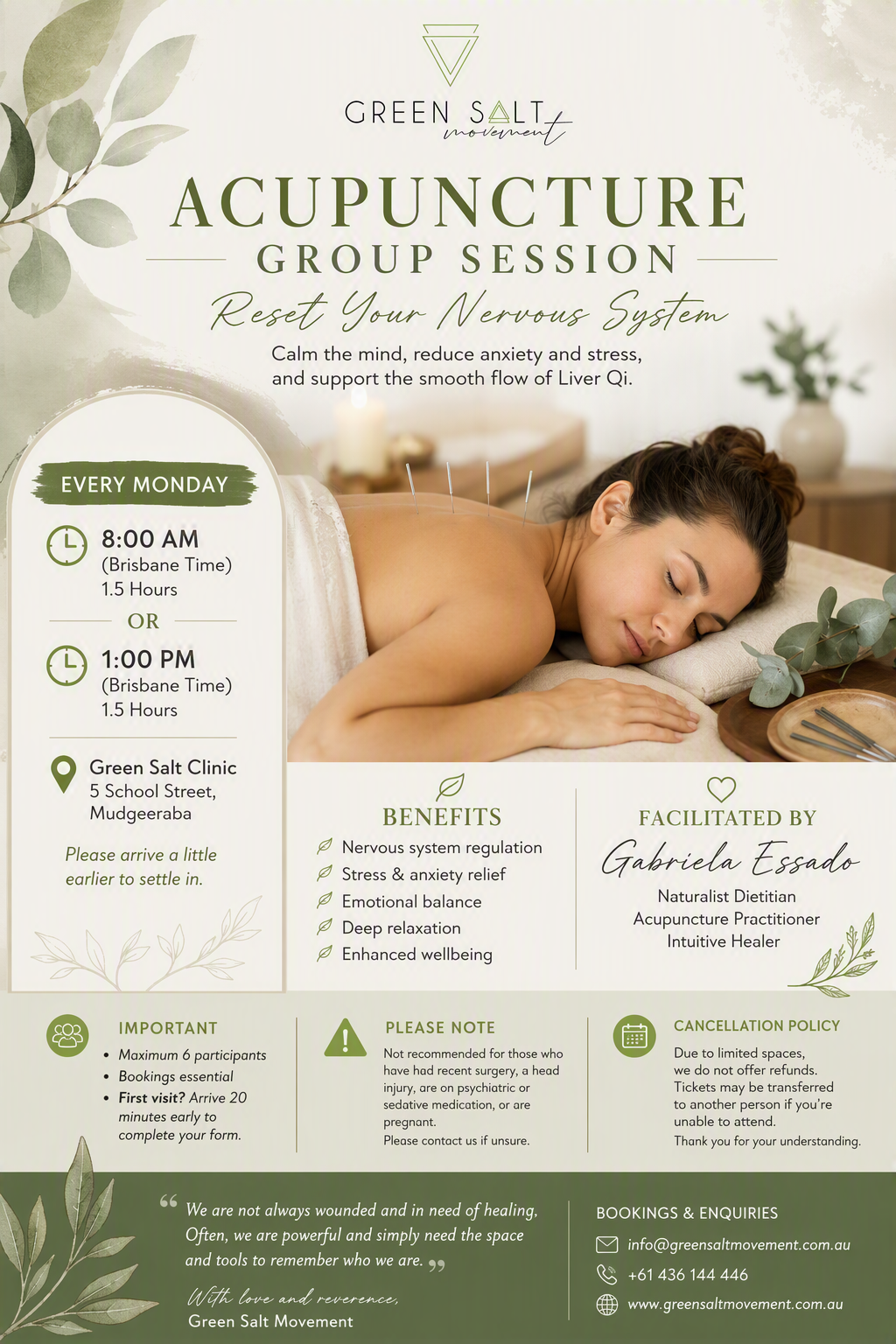 GROUP OF ACUPUNCTURE