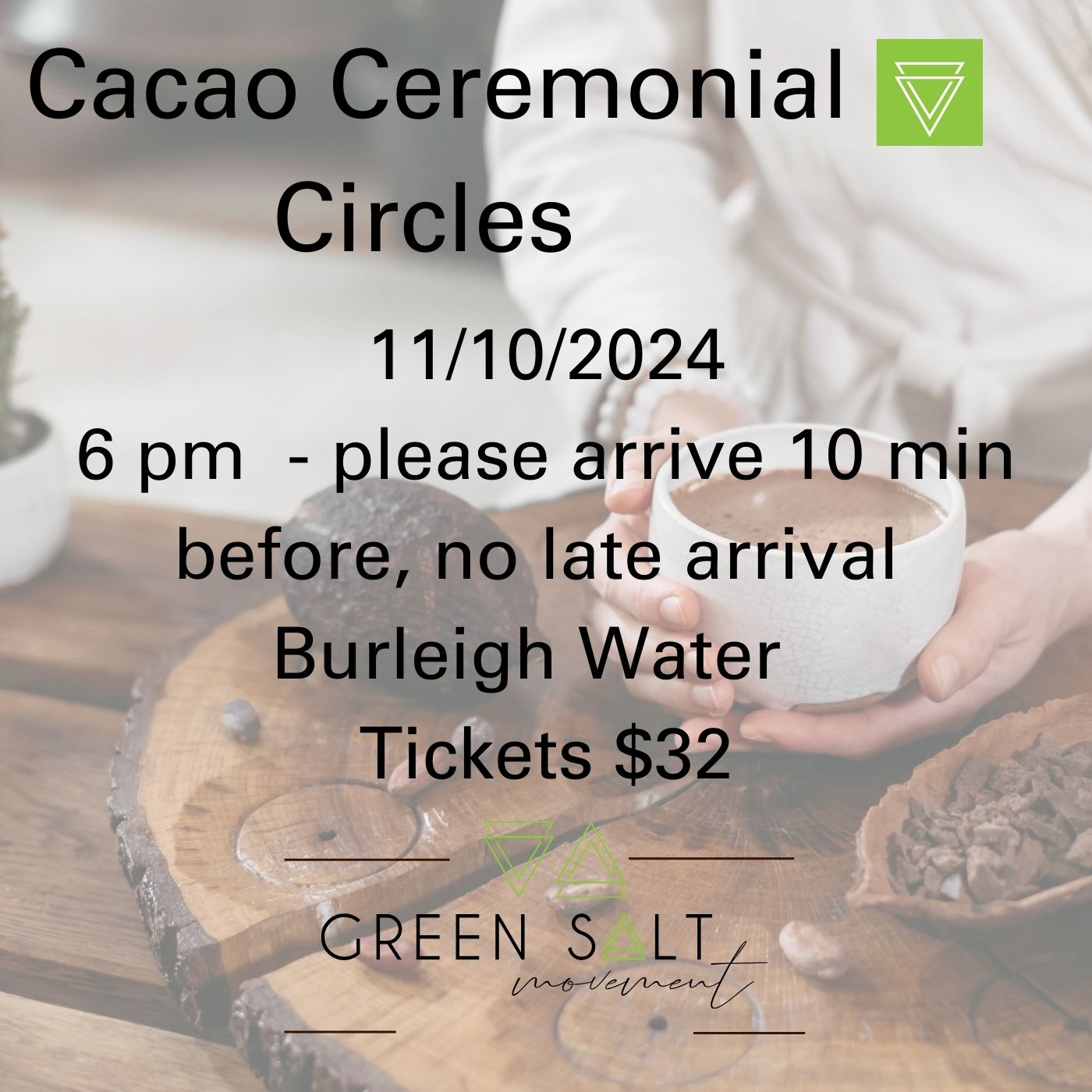 Green Cacao Ceremonial Circles